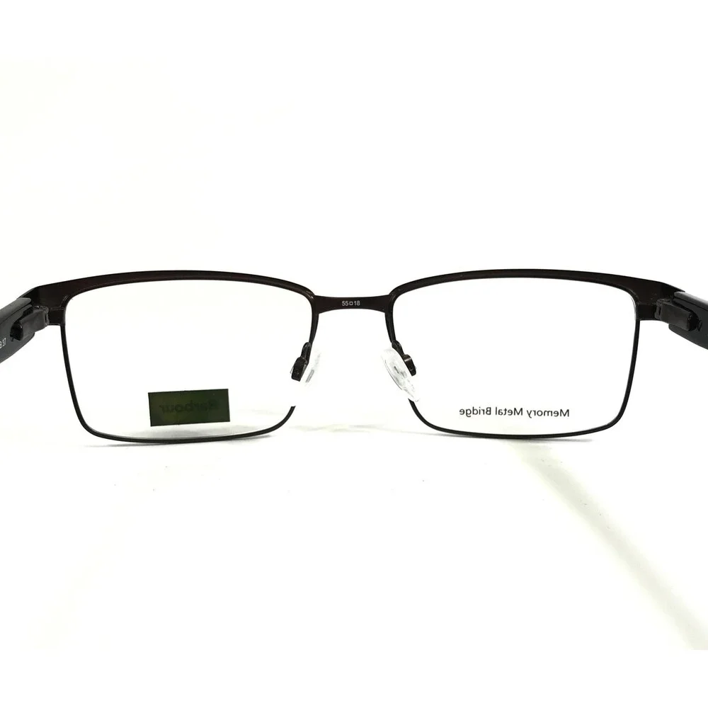 Barbour Eyeglasses Frame BAOM503 BLK Black Tortoise Rectangle Full Rim 55-18-145